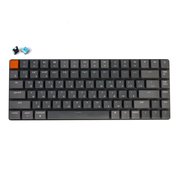 Клавиатура Keychron K3, 84 клавиши, RGB подсветка, Blue Switch (K3-E2)